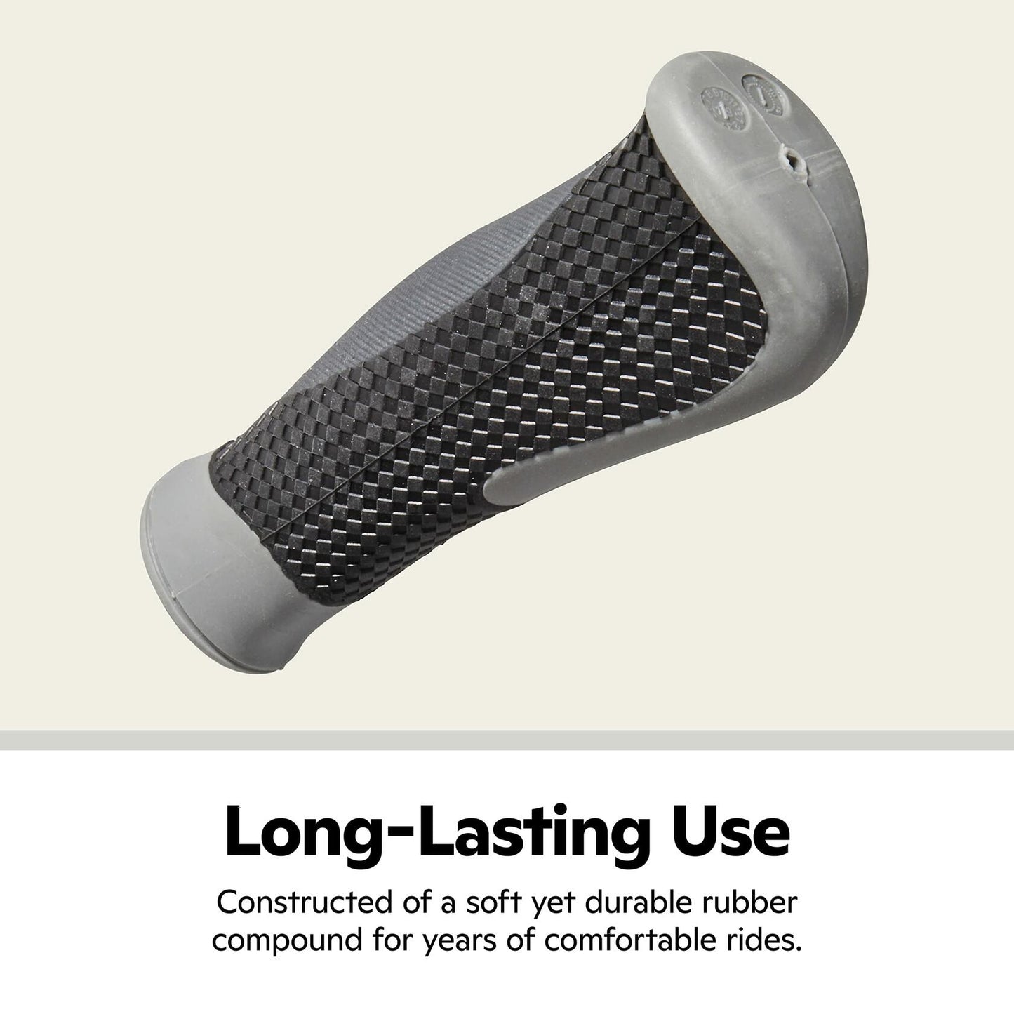 Schwinn Ergonomic Tri-Layer Gel Comfort Bike Grip, Fits Standard 22.2mm