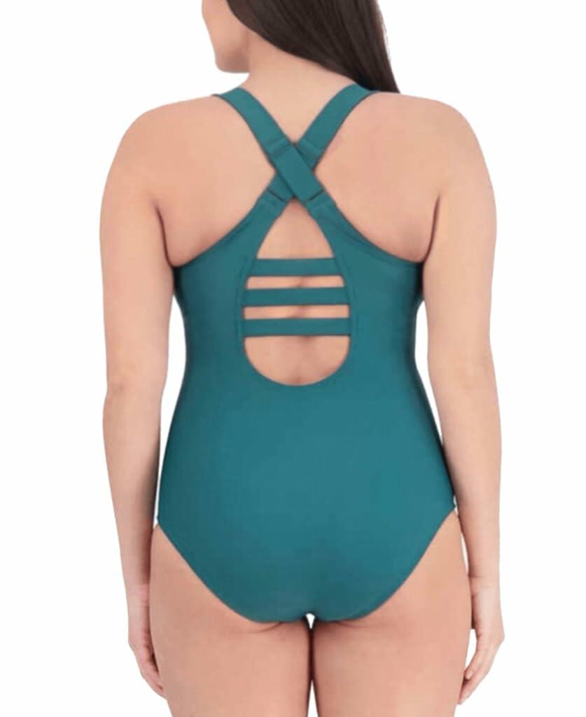 Eddie Bauer Women's Multi Strap One Piece Swimsuit - Medium