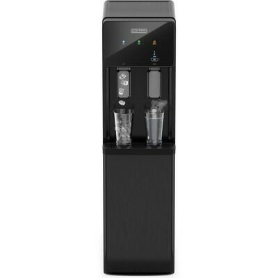 Iceman Ice Maker and Water Dispenser, Bottom-Load for 1-5 Gallon Bottles - Black
