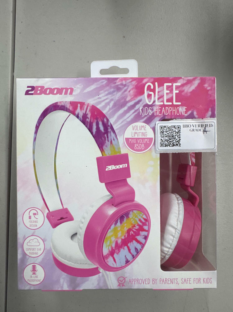 2Boom Glee Kids Headphones Pink
