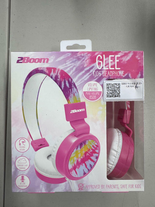 2Boom Glee Kids Headphones Pink