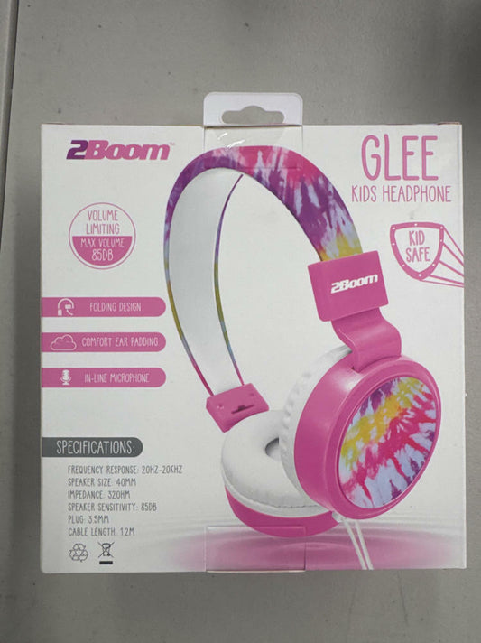 2Boom Glee Kids Headphones Pink