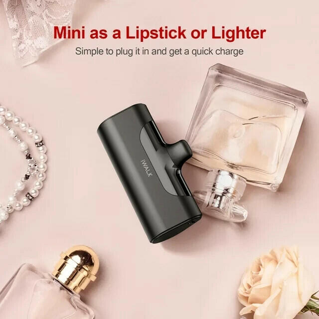 iWALK LinkPod4 4500mAh Portable iPhone Charger - Black, DBL4500L