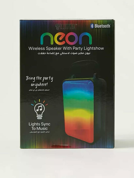 (neon) Bluetooth Speaker with LED lights