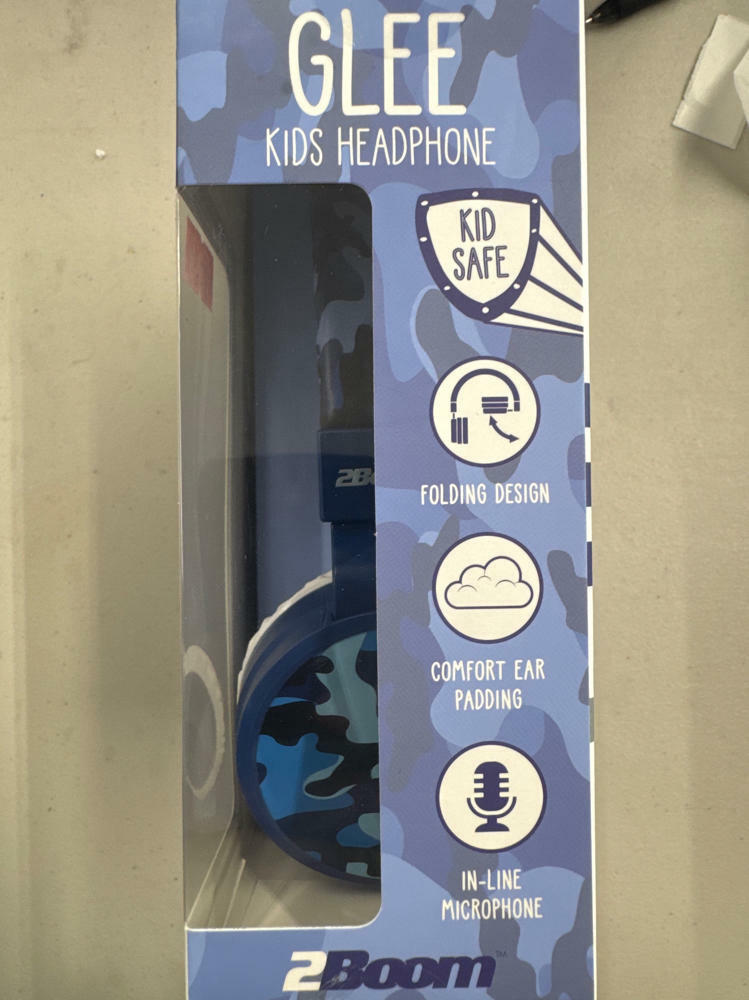 2Boom Glee Kids Headphones Blue