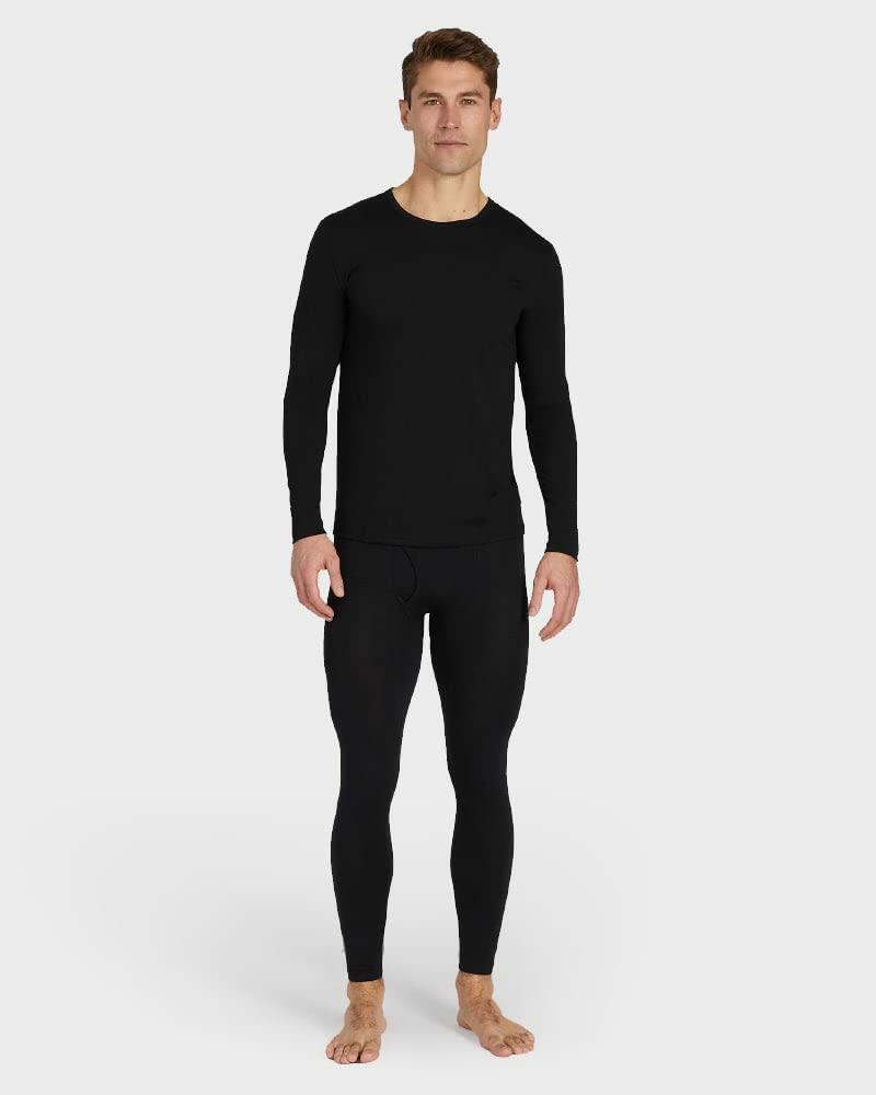 32 Degrees Mens 2-Pack Performance Lightweight Thermal Baselayer Crewneck Top-XL