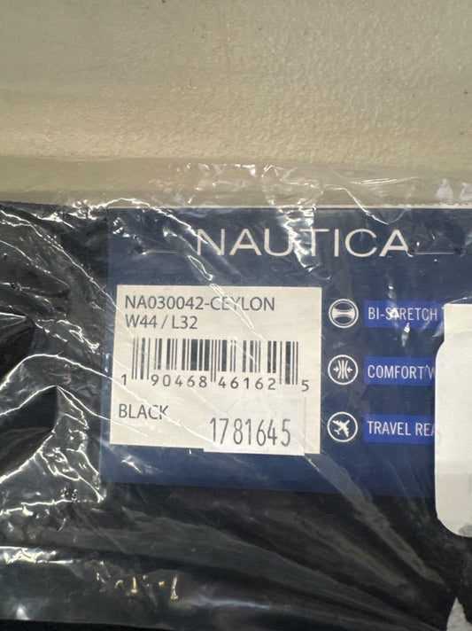 Nautica Mens Stretch comfort pants 44 x 32 - black