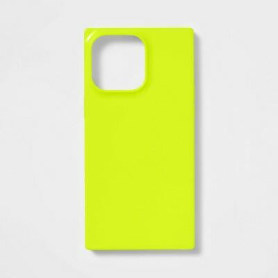 Apple iPhone 15 Pro Max Square Case with MagSafe - Heyday Neon Yellow