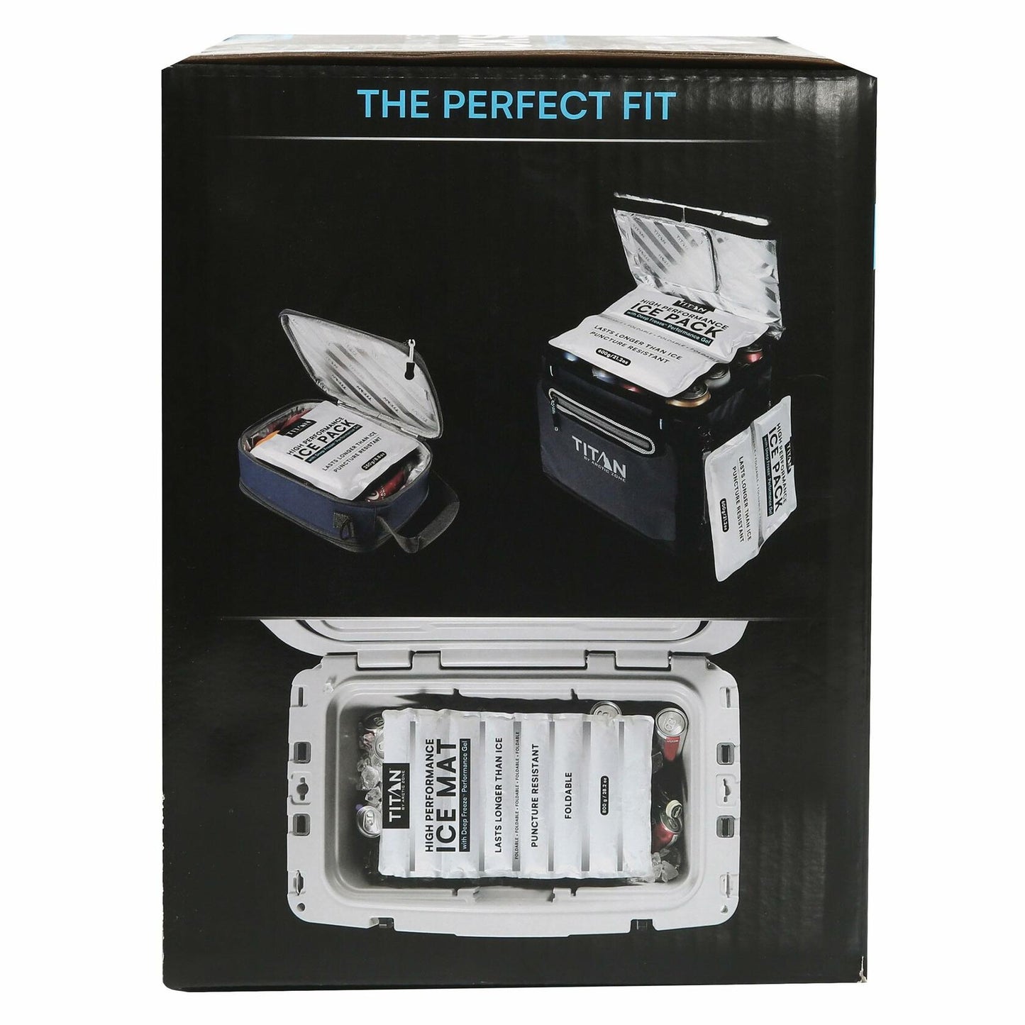 Titan by Arctic Zone Deep Freeze Ice Pack, 10-Piece Set with Deep Freeze Gel