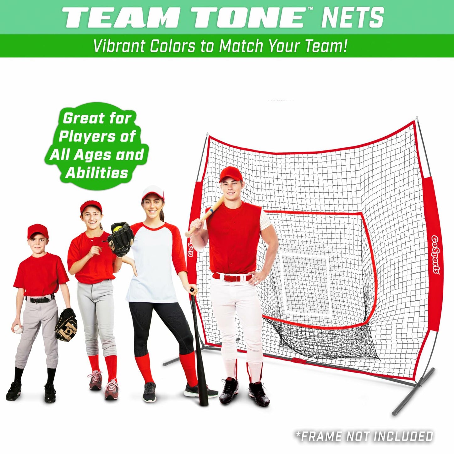 GoSports Replacement 7 ft x 7 ft Baseball/Softball Net-no frame