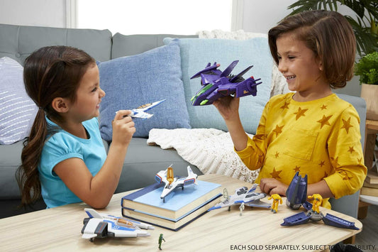 Mattel Disney and Pixar Lightyear Hyperspeed Series Mini Action Figure & Toy Vehicle Set, Buzz Lightyear & XL-15 Spaceship