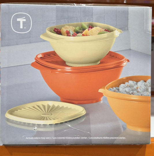 Tupperware Heritage Collection 32 Piece Food Storage  Set - Vintage Colors!