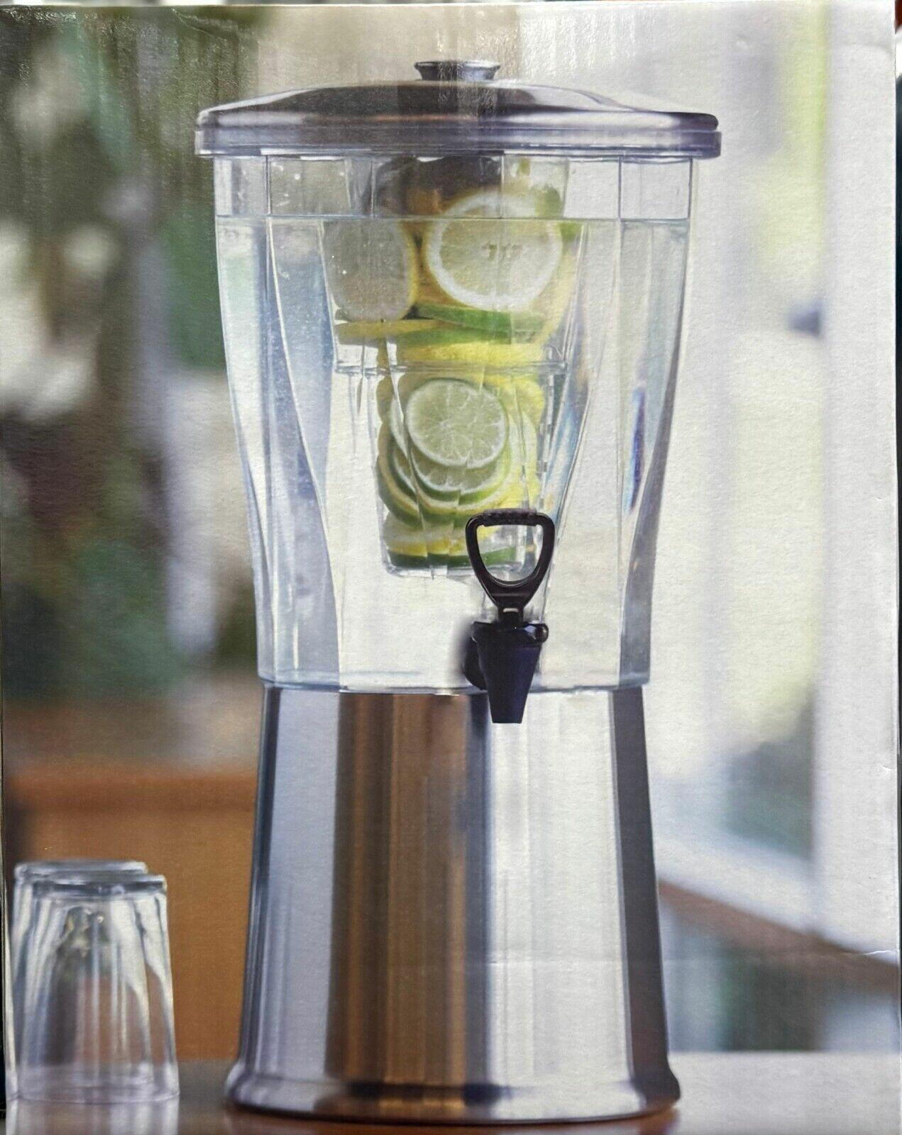 Service Ideas Infuser Cold Beverage Dispenser, 3 Gallon