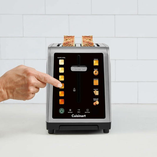 Cuisinart SimpliTouch XL 2-Slice Toaster–Wide Slots, Touchscreen, 7 Shades