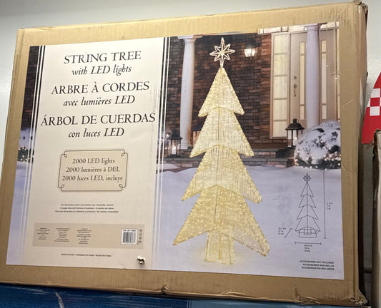 7 foot string tree LED