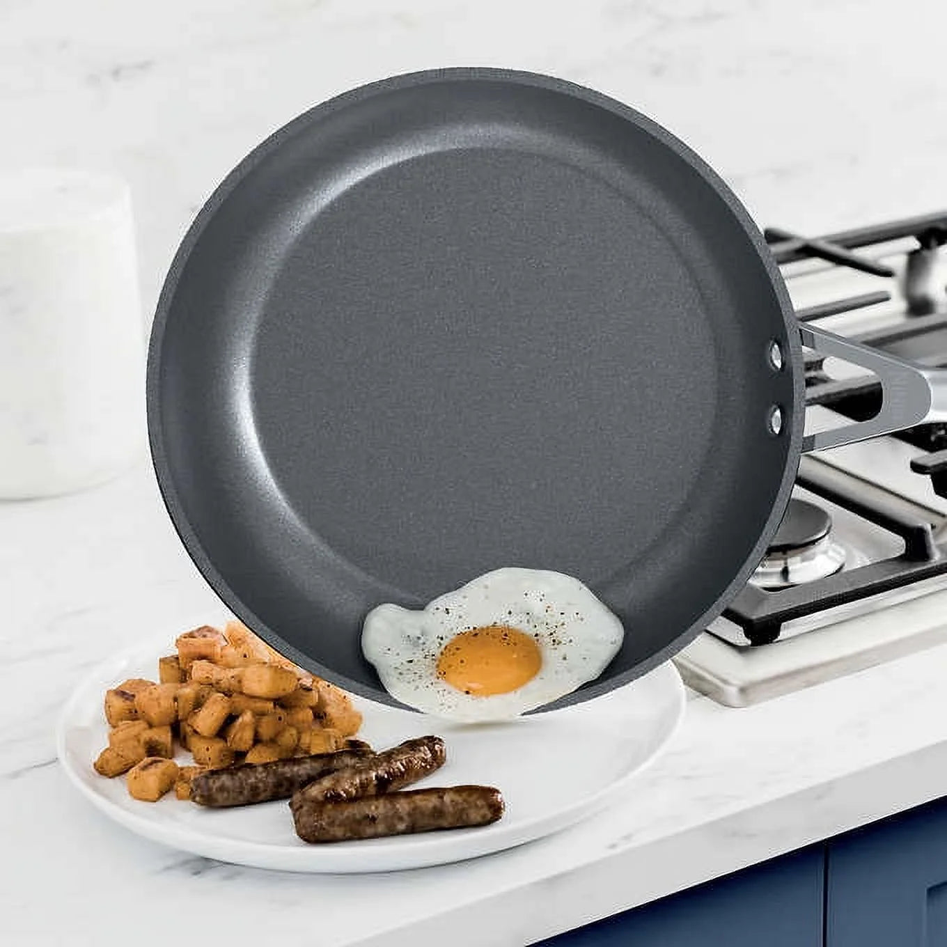 Ninja NeverStick Professional Hard-Anodized 12-Piece Cookware Set with Stacking Lids