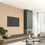 Artika Sonolok Sound-Absorbing Slatted Panel Kit , Oak