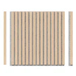 Artika Sonolok Sound-Absorbing Slatted Panel Kit , Oak