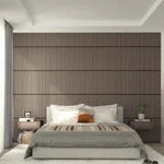 Artika Sonolok Sound-Absorbing Slatted Panel Kit, Walnut