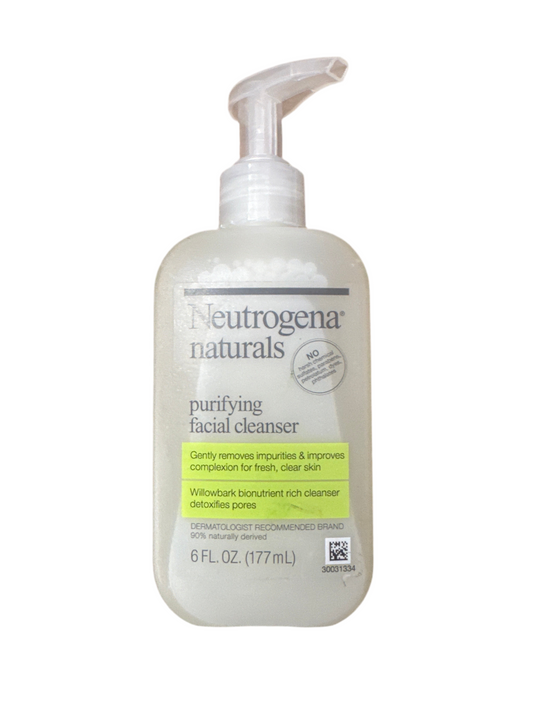 Neutrogena naturals purifying facial cleanser 6oz Discontinued