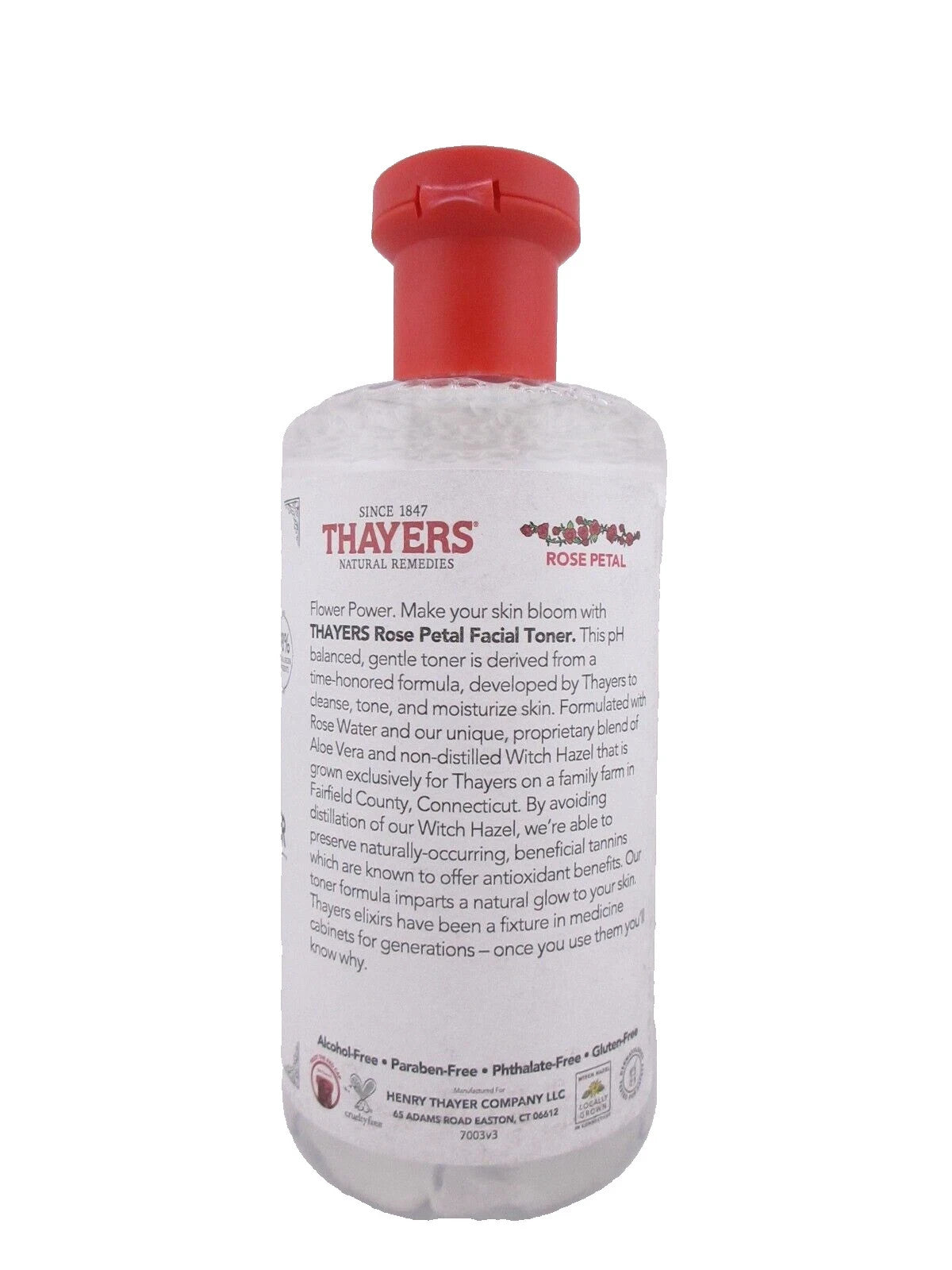 Thayers Witch Hazel Rose Petal Facial Toner, Alochol Free