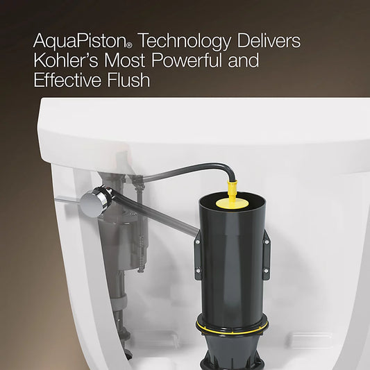 Kohler Maxton Complete Solution Elongated Bowl Toilet, 1.28GPF