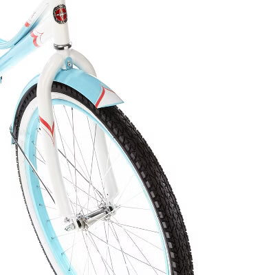 Schwinn Legacy beach cruiser 26” Blue/White