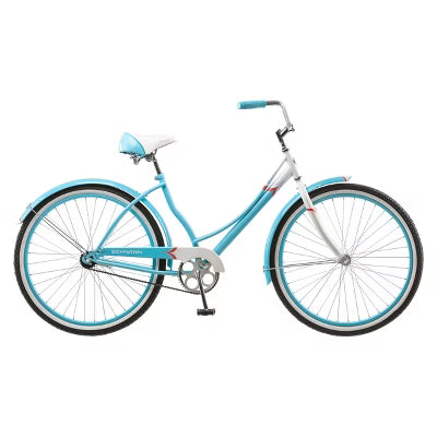 Schwinn Legacy beach cruiser 26” Blue/White