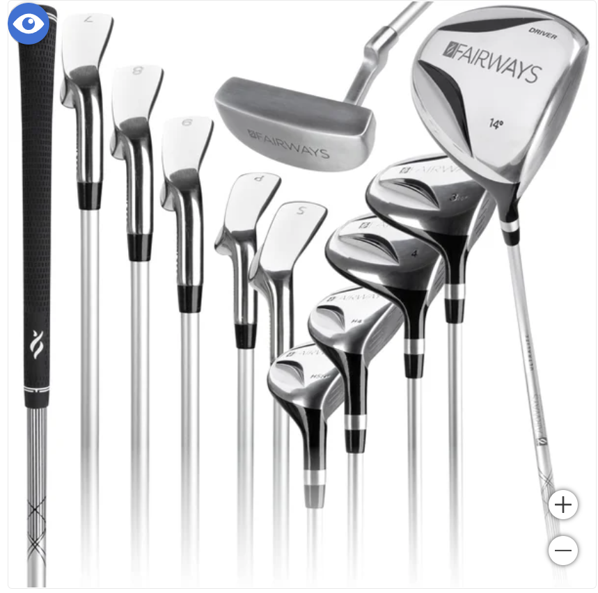 Fairways by Nancy Lopez 11-piece Women’s Golf Club Set with Stand Bag