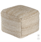 Anji Mountain Woven Diamond Pouf