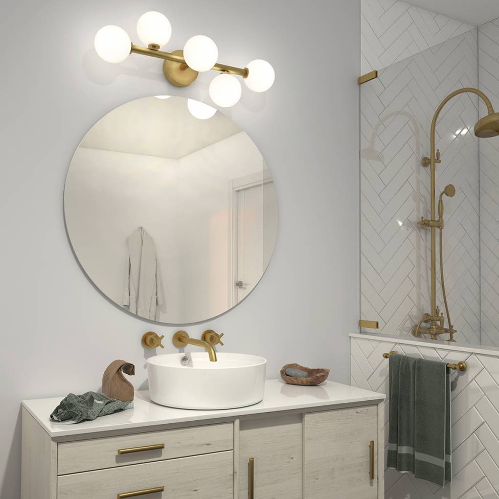 Artika Bloom Integrated LED Vanity Light Gold