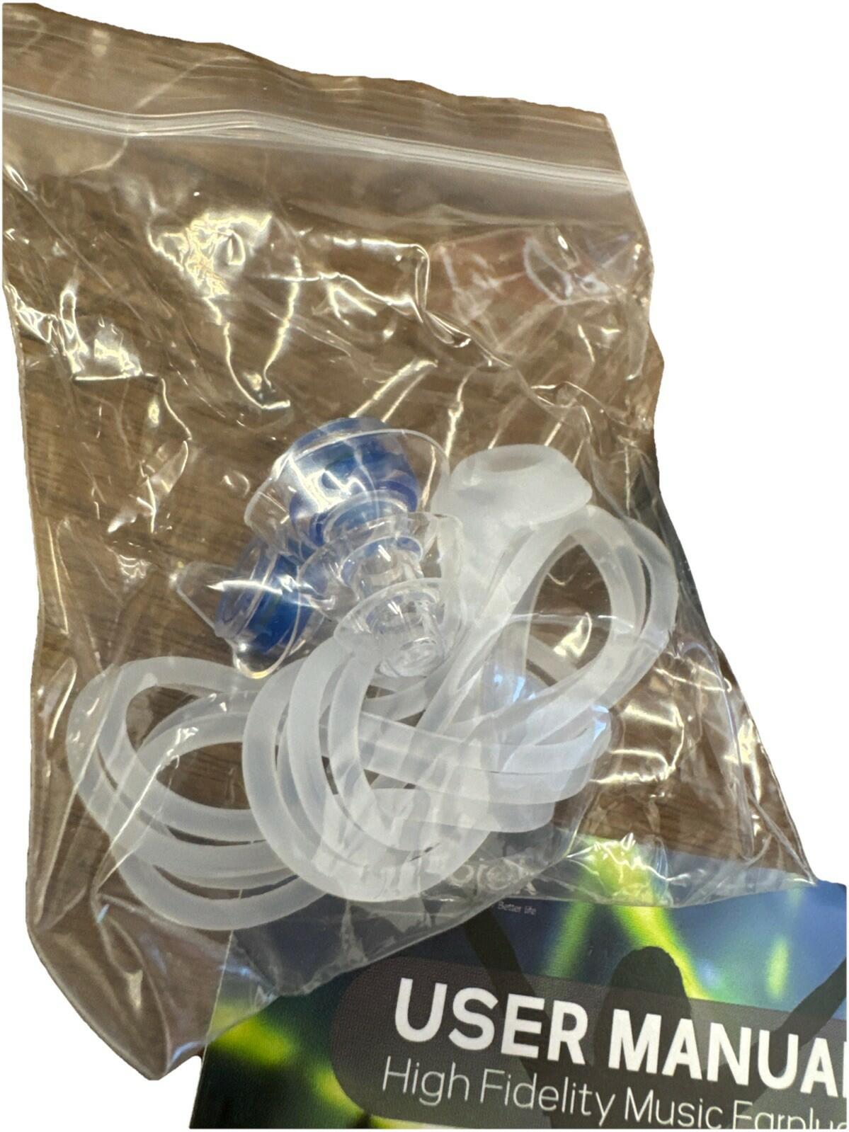 Hearprotek Hi-Fi Spirit Concert Ear Plugs, High Fidelity Silicone Music
