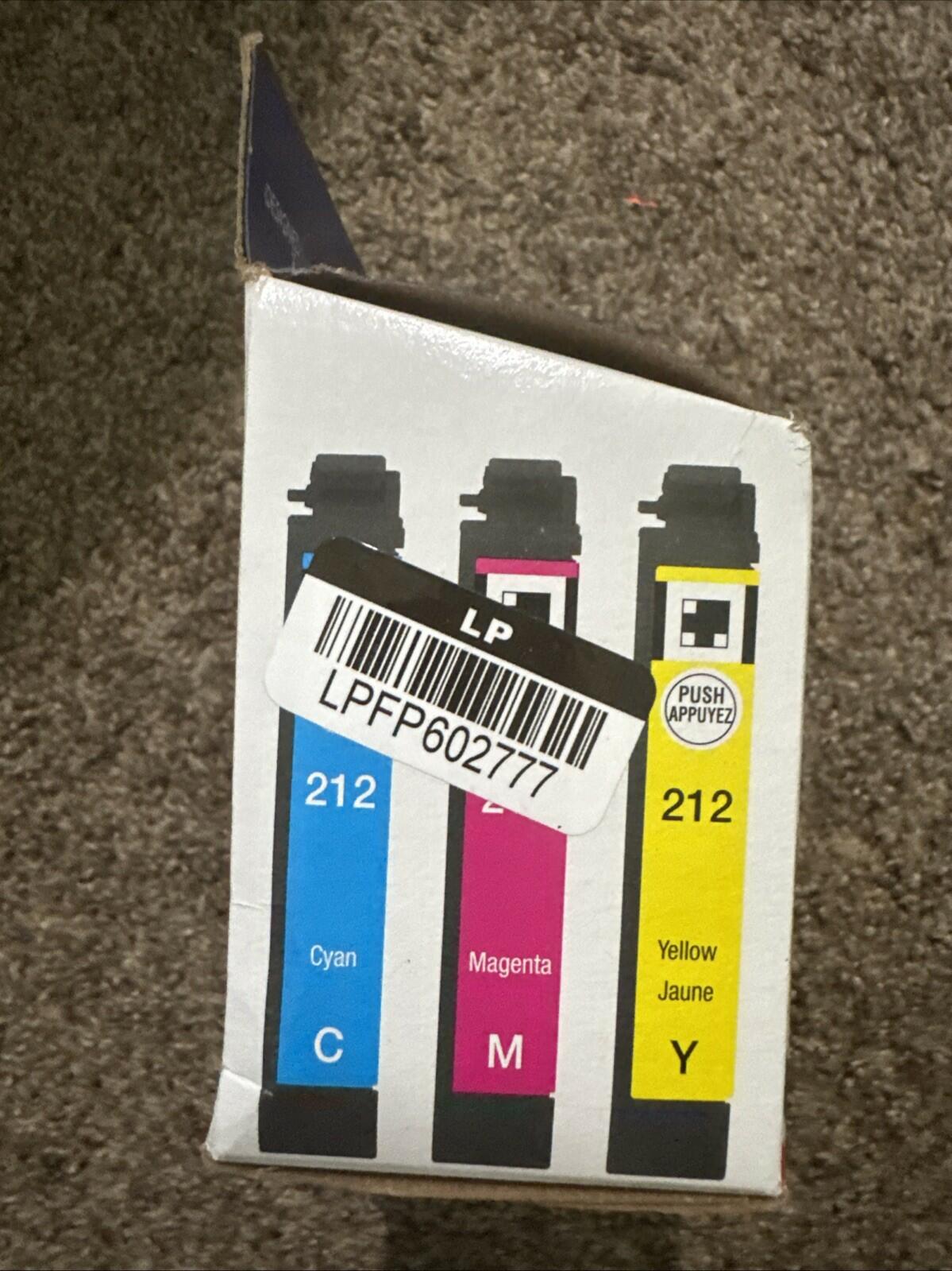 Genuine Epson 212 Standard Ink Cartridge Cyan Magenta Yellow Black (EXP 2027)