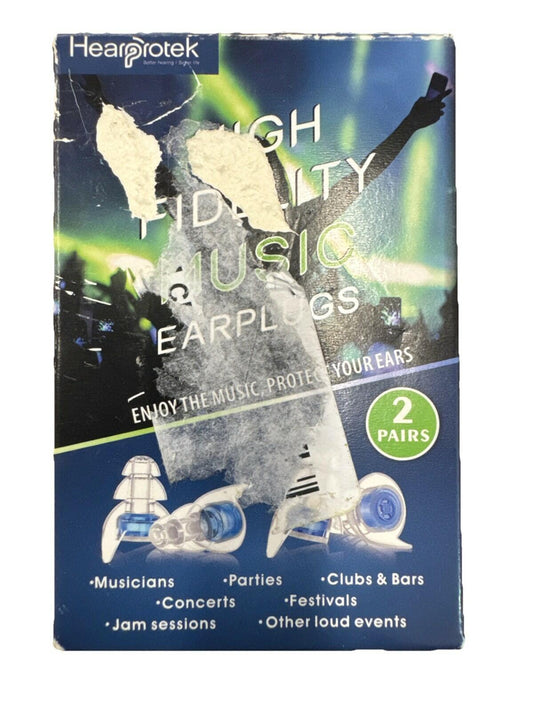 Hearprotek Hi-Fi Spirit Concert Ear Plugs, High Fidelity Silicone Music