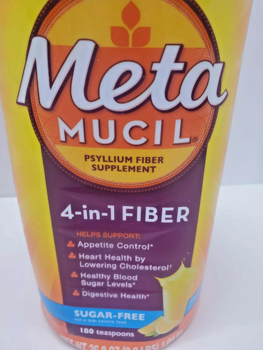 Metamucil 4-in-1 Psyllium Fiber  Orange Supplement 36.8  oz