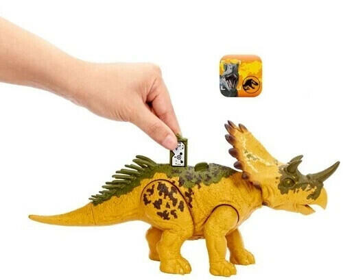 Mattel - Jurassic World - Wild Roar Regaliceratops Action Figure NEW