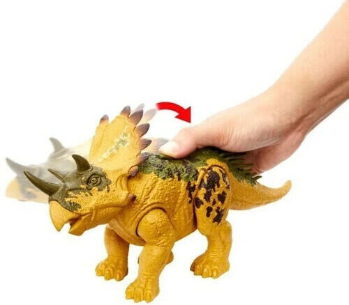 Mattel - Jurassic World - Wild Roar Regaliceratops Action Figure NEW