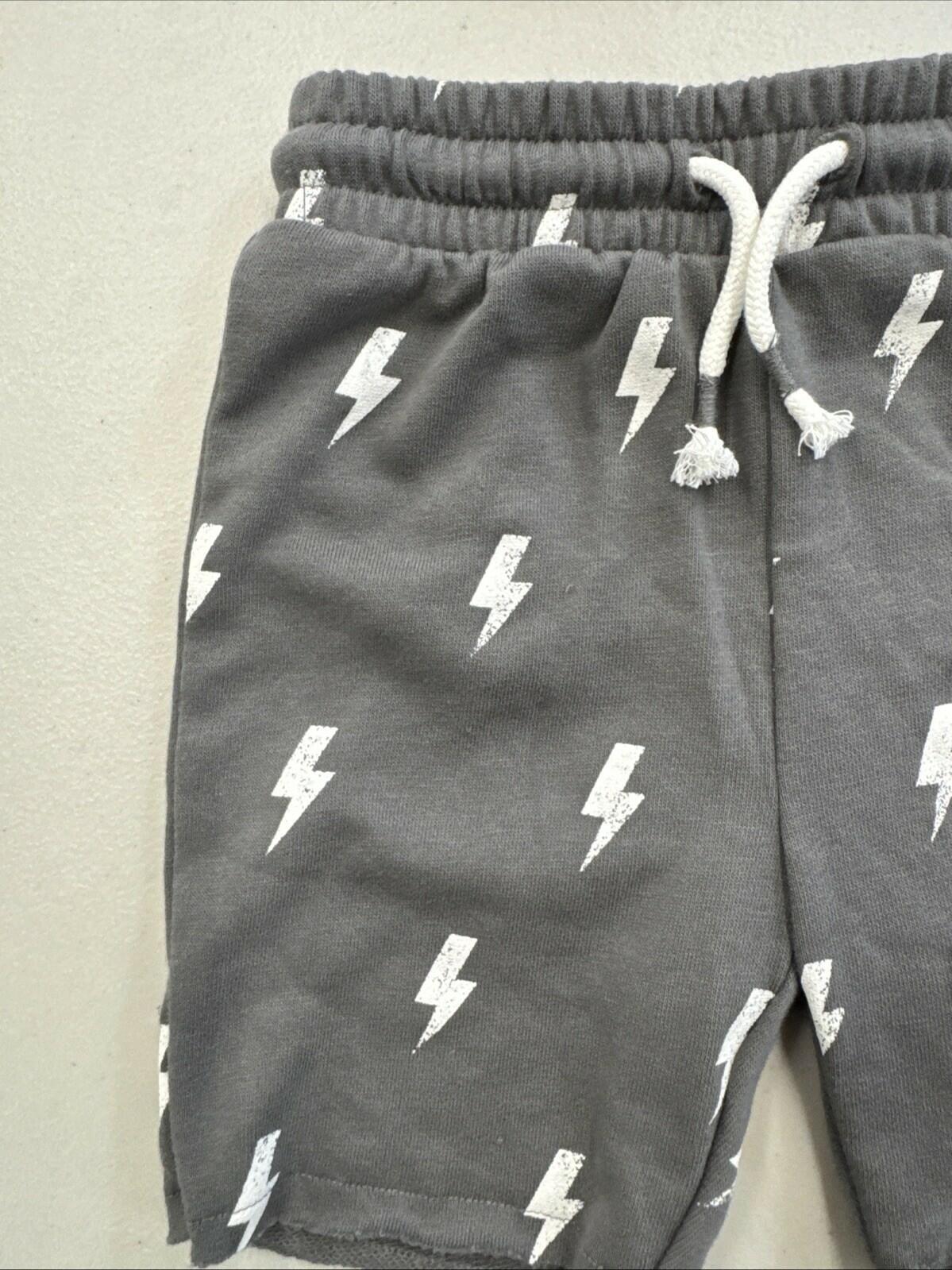Grayson Mini ITB Drawstring Shorts - ￼ Lightning Theme-2T