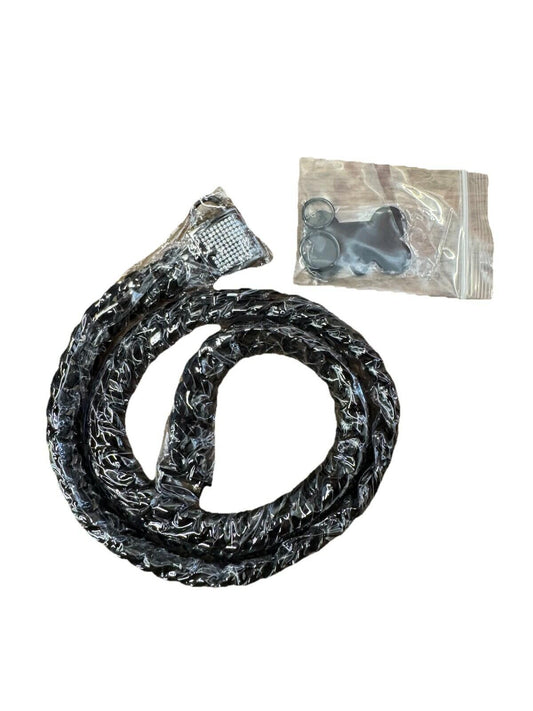 Dog Chain Collar Black Metal Stainless Steel Cuban Link Chain Strong 14mm, 26" L