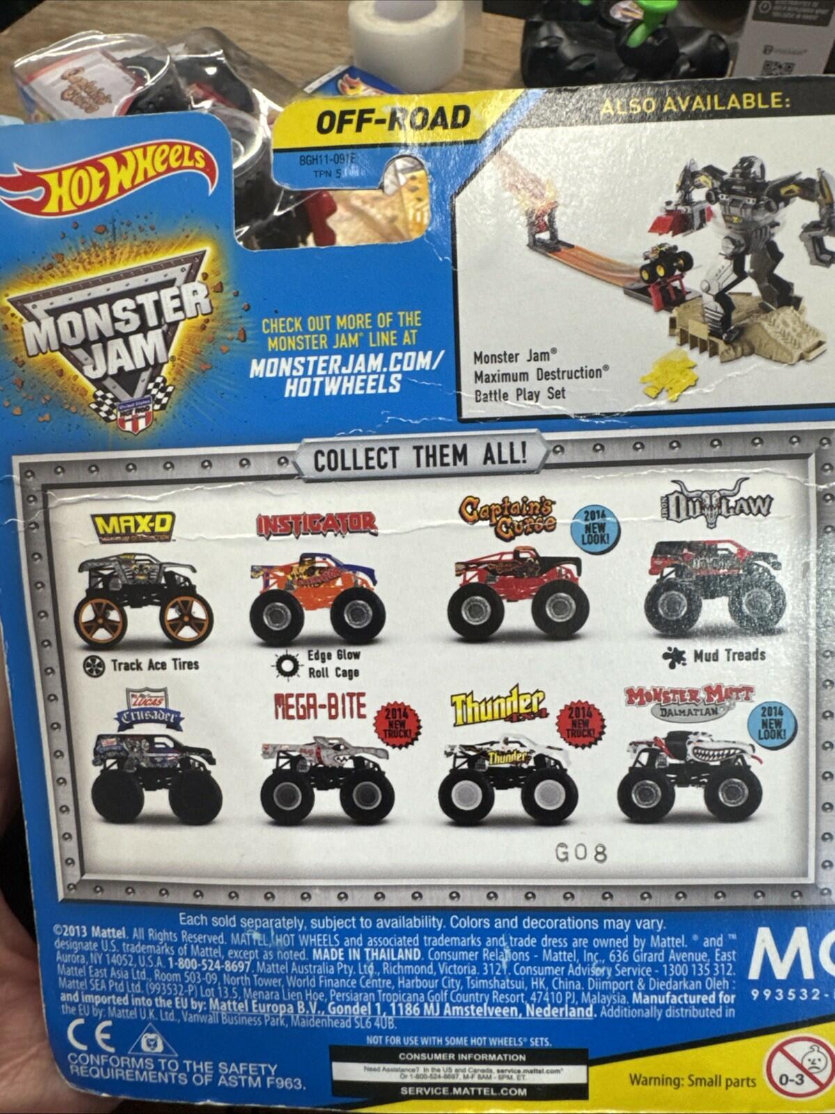 Spin Master 2019 Monster Jam Monster Truck Captain’s Curse