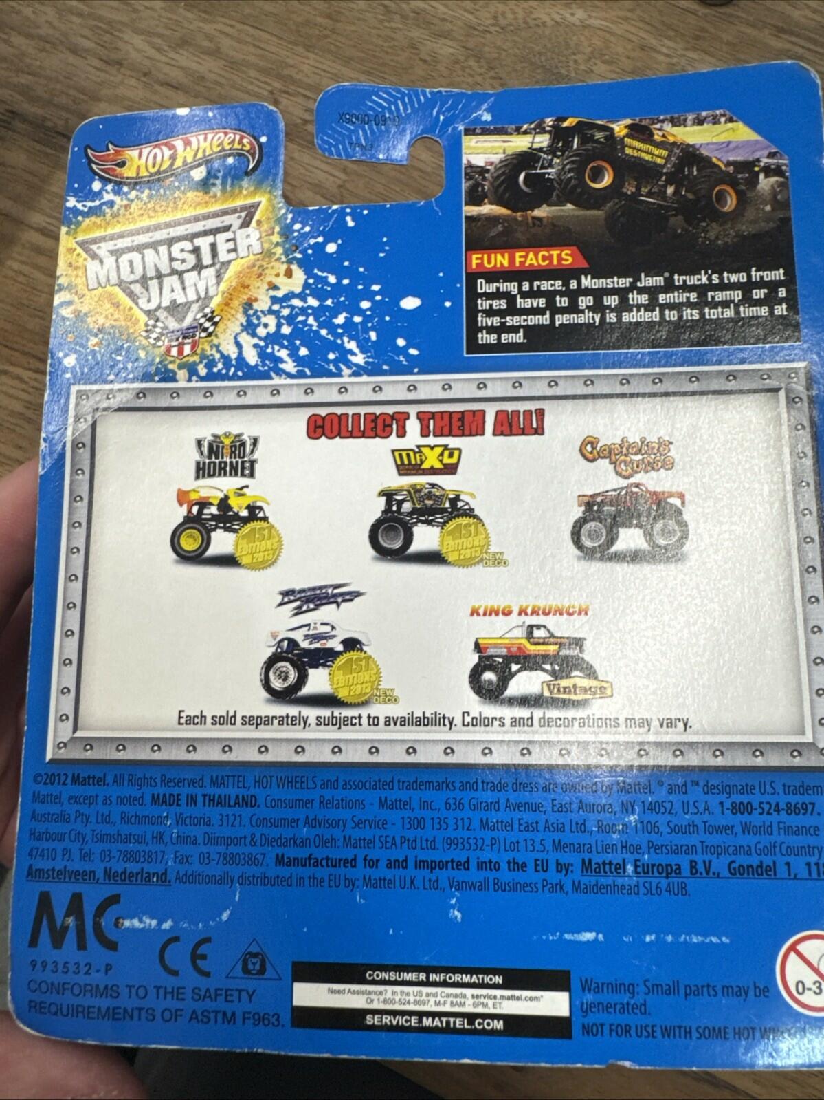 Spin Master 2019 Monster Jam Monster Truck Captain’s Curse