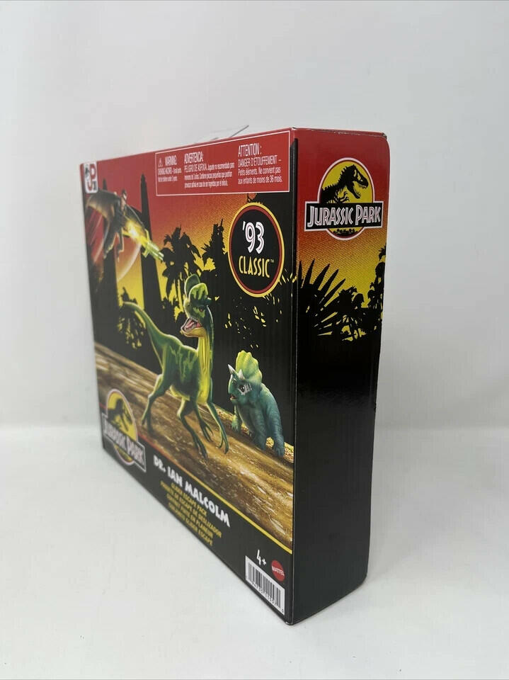 Jurassic Park Dr. Ian Malcolm Glider Escape Pack 93 Classic 30th Anniversary Fig