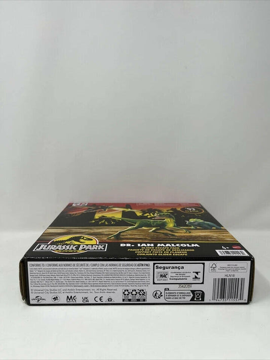 Jurassic Park Dr. Ian Malcolm Glider Escape Pack 93 Classic 30th Anniversary Fig