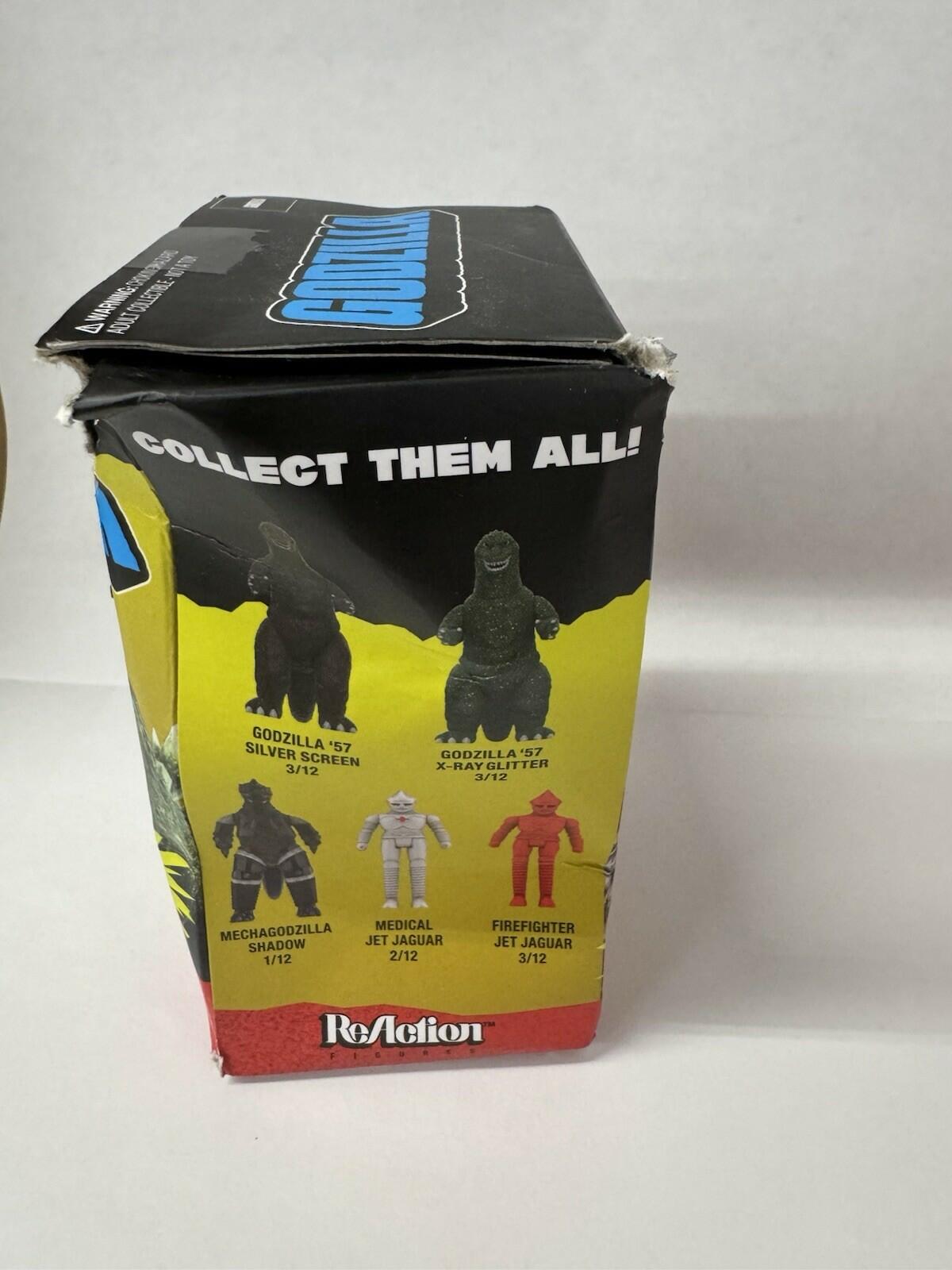 Super 7 ReAction Godzilla Kaiju Blind Box Godzilla 1957 Silver Screen Target NOB