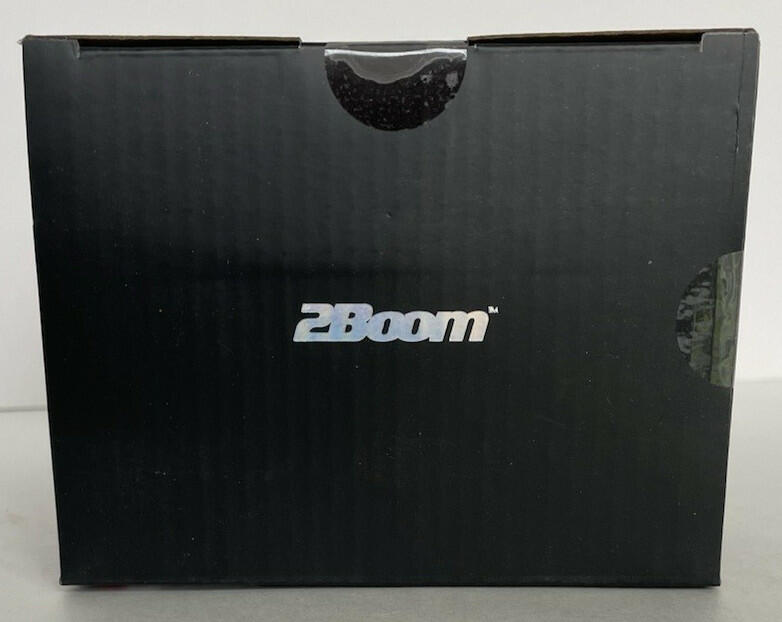 NIB  3 in 1 FM Radio Wireless Speaker Color Change Light Portable Black 2Boom
