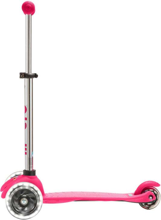 Micro Kickboard - Mini Plus LED 3-Wheeled, Lean-to-Steer, Swiss-Designed Micro Scooter with Light-up Wheels, Ages 2-5 (Blue)