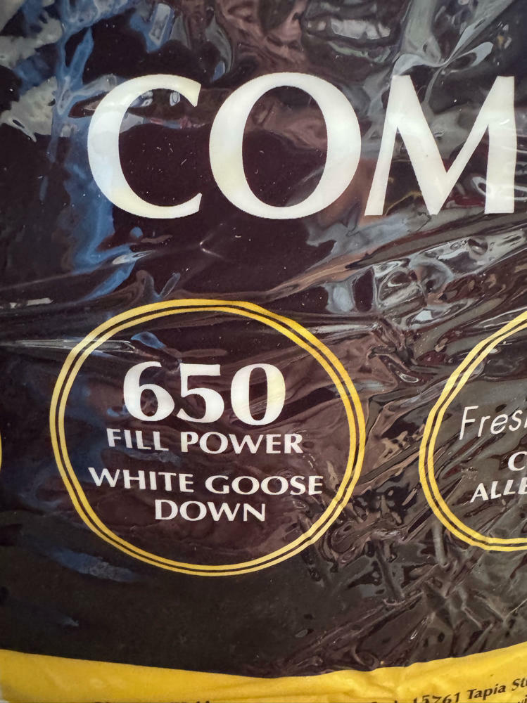Hotel Grand White Down Comforter 650 Fill Power Made in USA Full/Queen