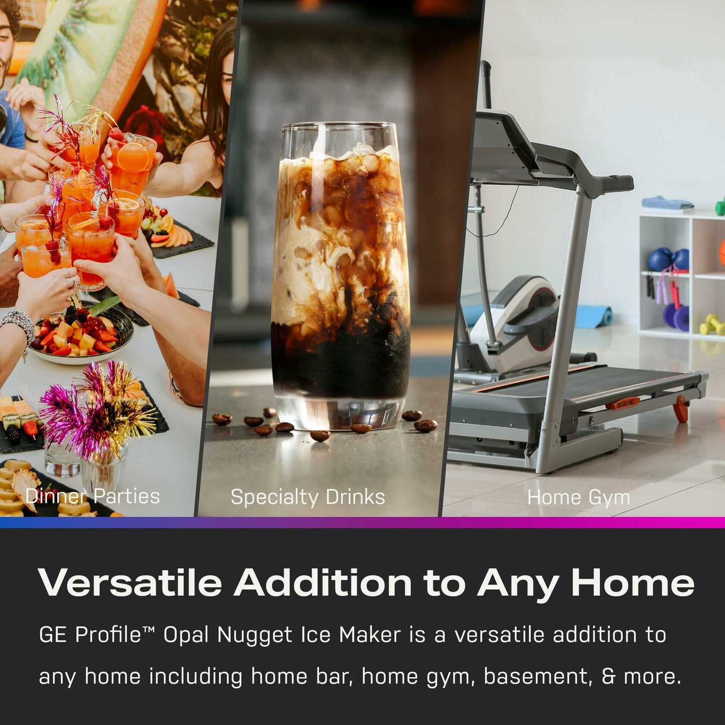 GE Profile Opal 2.0, Chewable Crunchable Countertop Nugget Ice Maker