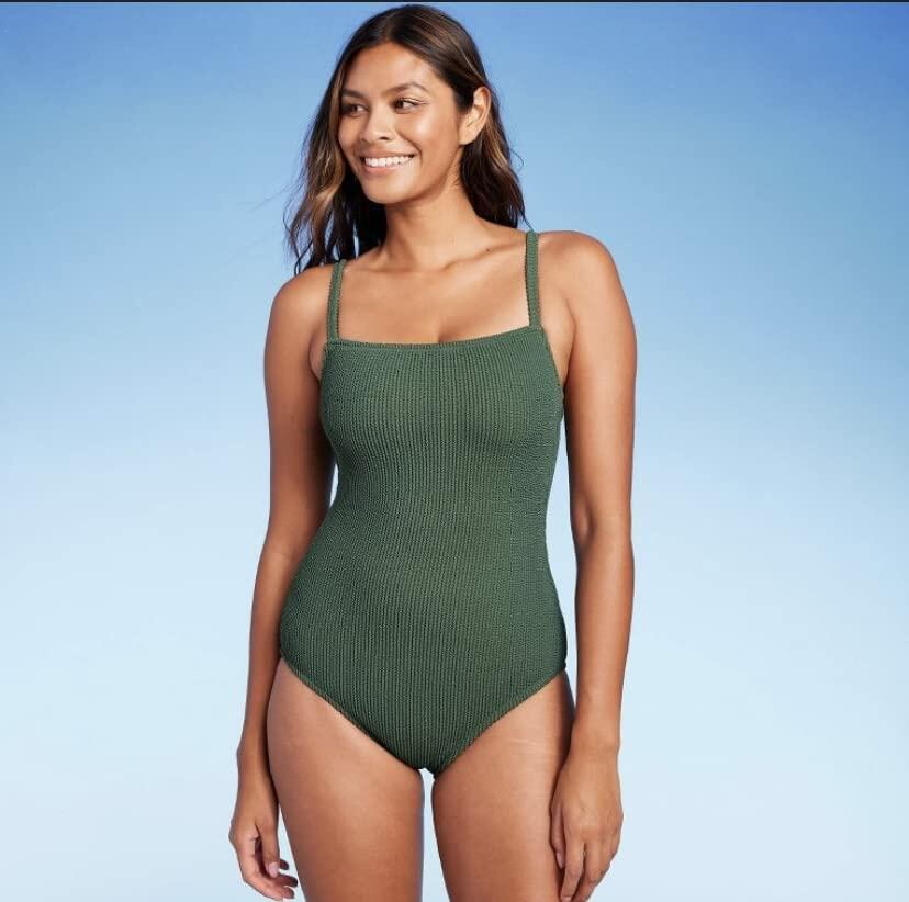 Kona Sol Women's Pucker One Piece Swimsuit-Large