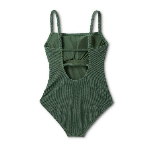 Kona Sol Women's Pucker One Piece Swimsuit-Large
